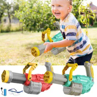 Summer Electric Water Guns Toy Automatic Induction Water Absorbing Burst Water Guns Beach Outdoor Water Fight Toys Gifts