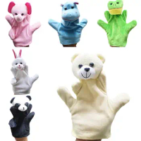 Finger Puppets Baby Mini Animals Educational Hand Cartoon Animal Plush Doll Finger Puppets Theater Plush Kids Toys for Children