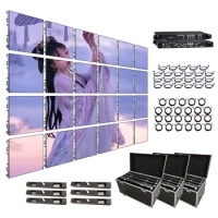 9.84ftx6.56ft Waterproof P3.91 Outdoor Rental LED Display Screen 500x500mm Stage Background LED Video Wall For Advertising