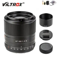 Viltrox Lens 56Mm F1.4 Stm Auto Focus Prime Large Aperture Portrait Lens Aps-C for Sony E Mount Camera Lens A7R A7Iv A9Ii A6600