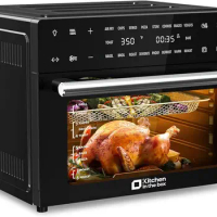 32 QT Digital Toaster Oven Air Fryer Combo, Convection Oven Countertop, 19-in-1 Smart Airfryer, Pizza Oven wi