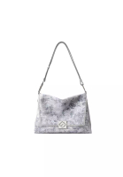 FION Moonlight Large Jacquard with Leather Crossbody &amp; Shoulder Bag