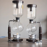 Syphon Coffee Maker Japanese Style Siphon Pot Resistant Glass Brewing Coffee Maker 2/3/5cups TCA-2/3/5