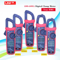 UNI-T True RMS Digital Clamp meter UT201+/UT202+/UT203+/UT204+ 400-600A Auto range multimeter NCV false detection protection