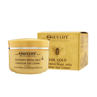 【AUS LIFE 澳思萊】頂級黃金蜂王乳美白眼霜20ml(蜂王乳精萃修護功效 搭配多元礦物精華)