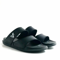 SANDAL PRIA PRIA SLIPER ALL BLACK SLIDE SANDAL