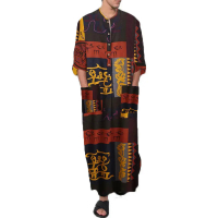Pakaian panjang Arab XIGMen, Arab Saudi, Jubba, Thobe, Kaftan, timur tengah, pakaian islam untuk lelaki, Arab Muslim Abaya, Dubai, MY895R2023