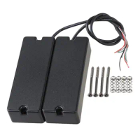 2pcs 5 String Bass Pickup Black Closed Style For Electric Bass Guitar Pickups