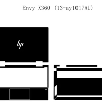 Sticker Skin for HP Envy X360 13-bf0064TU 13"/ ENVY x360 Convert 13-ay1017AU 13.3" Laptop Carbon fiber Vinyl Protection