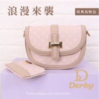 【Derby】浪漫來襲 櫻花粉 馬鞍包 6506