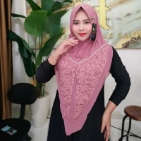 hijab instan fo widy brukat payet mewah cantik