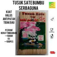 Tusuk sate koki Panda 20 cm | Tusuk bambu