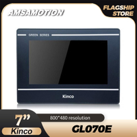 GL070E 7 นิ้ว Kinco HMI หน้าจอสัมผัสพอร์ตอีเธอร์เน็ตแผง RS232 RS422 RS485แทนที่ GL070ควบคุมอินเตอร์เฟซ