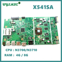 X541SA N3050/N3060/N3700 CPU 4G/8GB RAM Laptop Motherboard For Asus X541S X541SA F541S Notebook Mainboard