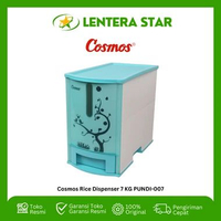 Cosmos Rice Box Dispenser Kotak Penyimpan Beras Kapasitas 7 KG Kilogram 007 PUNDI