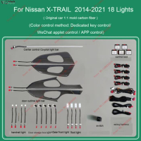 Car LED ambient light for Nissan X-TRAIL 2014-2021 ambient light illuminated door light, atmosphere light, original installation