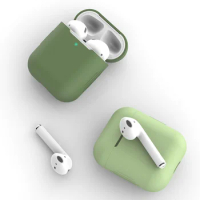 Silicone Earphone Cases For Apple Airpods New 2 Generation Protective Wireless Earphone Cover For Apple Air Pods Box