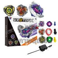 กล่องชุด BEYBLADE X UX-15 Sharkscale DEXK, TOPGYRO X, ของเล่นลูกข่างหมุน, Imperformight, Golem Rock,