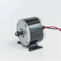 MY1016 250W 300W DC 12/24/36V 2750RPM High Speed Brush Motor, Brush Motor For Electric Tricycle, Scooter Motor, Sprocket, Pully