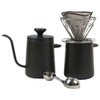 Reusable mesh filter Pour Over Coffee kettles V60 Coffee &amp; Tea Sets Coffee Dripper set