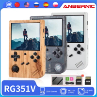 RG351V ANBERNIC Handheld Game Player Retro Game Console RK3326 Wifi Online IPS Screen Portable Opendingux Game Consola