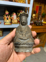 結緣老銅擺飾，地藏菩薩，高11厘米，幾十年老物件，特價