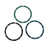 38mm SKX6105 Black Blue Green Flat Aluminum Turtle Bezel Insert Ring For Seiko 6105 NH35 NH36 Turtle Watch Cases Replace Parts