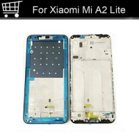 Original LCD Holder Screen Front Frame For Xiaomi Mi A2 Lite Housing Case Middle Frame No Power Volume Buttons A2Lite Parts