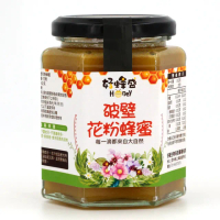 【好蜂盛】破壁花粉蜂蜜350公克/瓶*4瓶