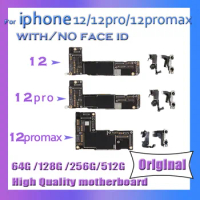 Original Unlocked Mainboard For iPhone 12 Pro Max Full Working Motherboard Support iOS Update Clean iCloud Logic Board Plate