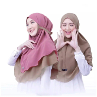 BERGO ZAKIA MARYAM 2 LAYER - jilbab bolak balik dua lapis kerudung zakiya