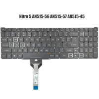 RU US Keyboard for Acer Nitro 5 AN515-56 AN515-57 AN515-45 AN515-45-R9PJ AN515-45-R7WA AN515-57-974Y 4-Zone RGB Backlit