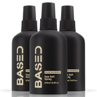 BASED Sea Salt Spray Natural Finish Sea Salt Spray for Hair Volumizes & Texturizes Infused with Kelp