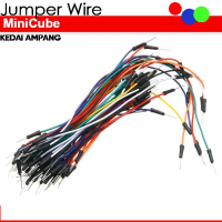 Arduino IoT Breadboard Jumper Wire Cable 1P-1P Male to Male (65pcs)