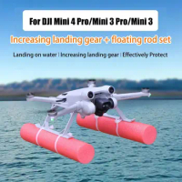 For DJI Mini 4 Pro/Mini 3 Pro Float Landing Skid Landing Gear Landing On Water Kit For DJI Mini 3 Drone Accessories