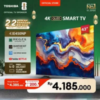 [4K QLED] [KHUSUS ONLINE] Toshiba TV 43" 4K UHD Smart TV - QLED Dolby Vision Atmos VRR ALLM Netflix 