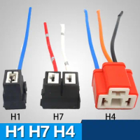 H1/H4/H7 halogen bulb socket extension wire power plug adapter connector socket lamp holders Wiring Harness