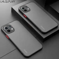 Shockproof Matte Case For Xiaomi Mi 9 11 Lite 10T 11T 12T 12X 12 11i Poco M4 Pro 5G X4 F3 M3 X3 NFC F4 GT Armor Bumper Cover
