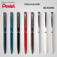Japan Pentel ENERGEL Gel Pen BLN2005 Metal Rod Needle Tube Quick Dry Refill Black Pen 0.5mm School Office Stationery