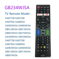 Alat Kawalan Jauh TV Pintar LED LCD, GB234WJSA, Alat Kawalan Jauh Universal yang Serasi, Sesuai untu