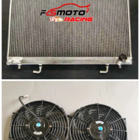 Radiator + Fan For Mitsubishi Pajero III IV Montero/Shogun/Sfx V60/V70/V80 NM NP NS NT V68W/V78W 2.8/3.2L V6 Diesel AT 2000-2017