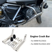 For BMW R 1250 GS GSA R1250GS ADV ADVENTURE R1250GSA Motorcycle Reinforcements Crash Bar Engine Protection Guard Bars Bumper Kit