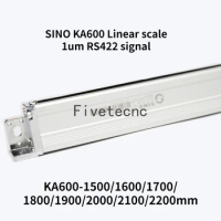 SINO KA-600 1500 1600 1700 1800 1900 2000 2100 2200mm 0.001mm RS422 DRO Linear Glass Scale KA600 Optical Encoder Milling Lathe