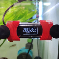 Aquarium Thermometer Digital Submersible Fish Tanks Thermometers with Suction Cup Easy to Read Waterproof Freshwater Drop shippi