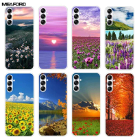 For Samsung A34 A54 A 34 5G Cases A14 Clear Soft TPU Silicone Landscape Phone Covers For Galaxy A54 2023 A14 Cases Coque Bumper