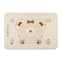 【EZlife】加厚5mm矽膠烘焙揉麵墊(40x60cm)