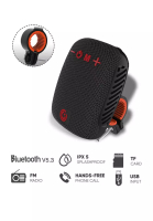 SonicGear SonicGear Bike Clipz Black Splash Proof Bluetooth Speaker with Phone Answering