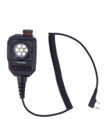 SenHaiX ไมโครโฟน K อินเตอร์เฟซเหมาะสำหรับ Baofeng RETEVIS เครื่องส่งรับวิทยุที่มีแสงและฟังก์ชั่นแฟลช