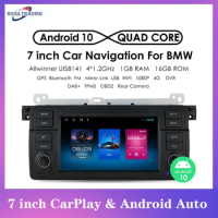 7 Inch Carplay Screen Car Radio 2 Din Android Auto Automotive Multimedia Car Intelligent System for 1998 - 2006 BMW 3 Series E46