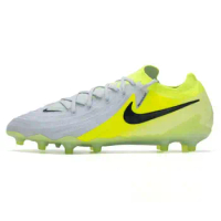 Nike Nike Phantom GX 2 Elite Football Shoes Men Low-Top Gray/Yellow Sneakers shoes FJ2554-003